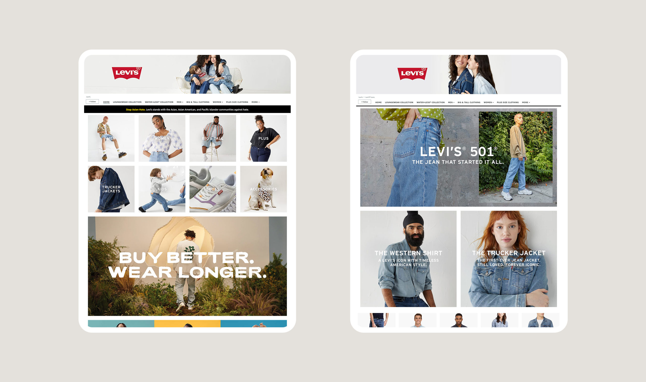 Levis Amazon Store H122